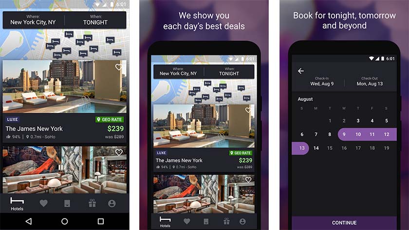 HotelTonight - best hotel apps android