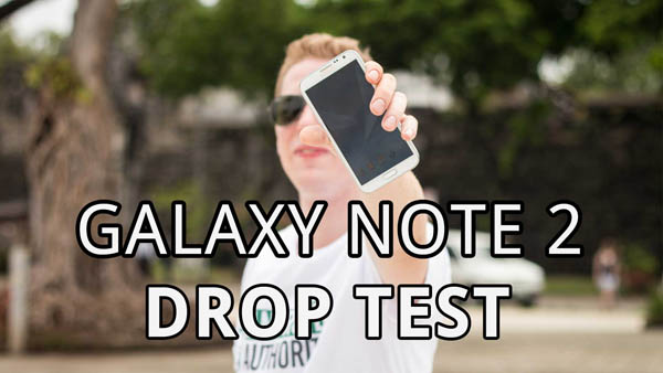 galaxy note 2 droptest