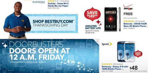 Leaked Best Buy Black Friday 2012 Ad Reveals Plenty Of Android Smartphone And Tablet Deals