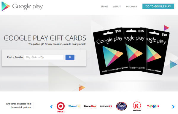 Google Play Gift Cards Now Available From Target Gamestop Radio
