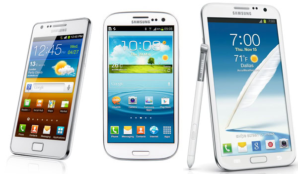 The Galaxy S2, S3, and Note 2 all use various versions of the Exynos 4 chip.