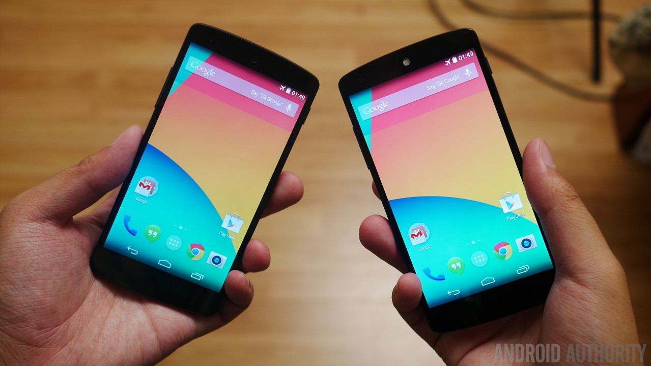 Google Nexus 5 black vs white aa 12