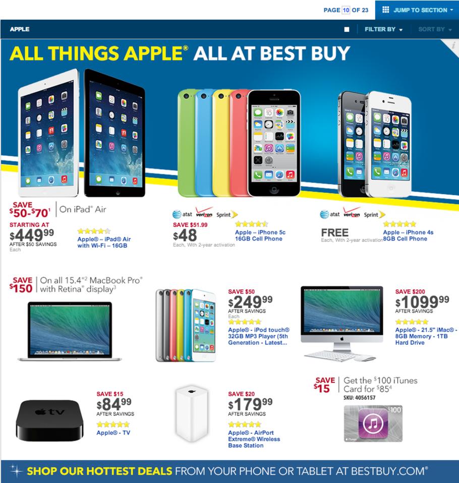 Best Buy Black Friday 2013 full ad: free Galaxy S4, $49.99 LG G2, $29.99 HTC One, $29.99 ...