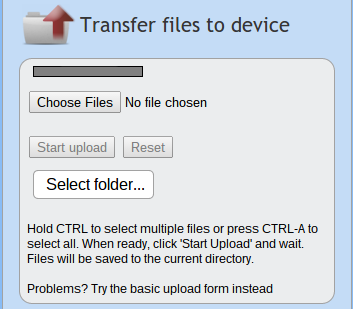WiFi File Transfer Pro Upload