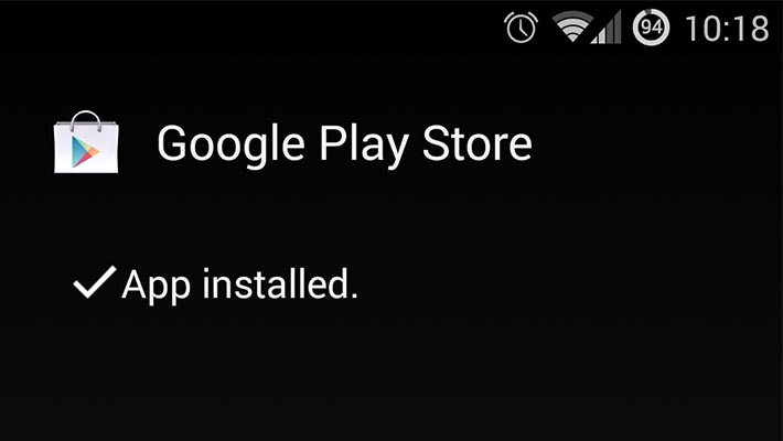 Google play store app ipad