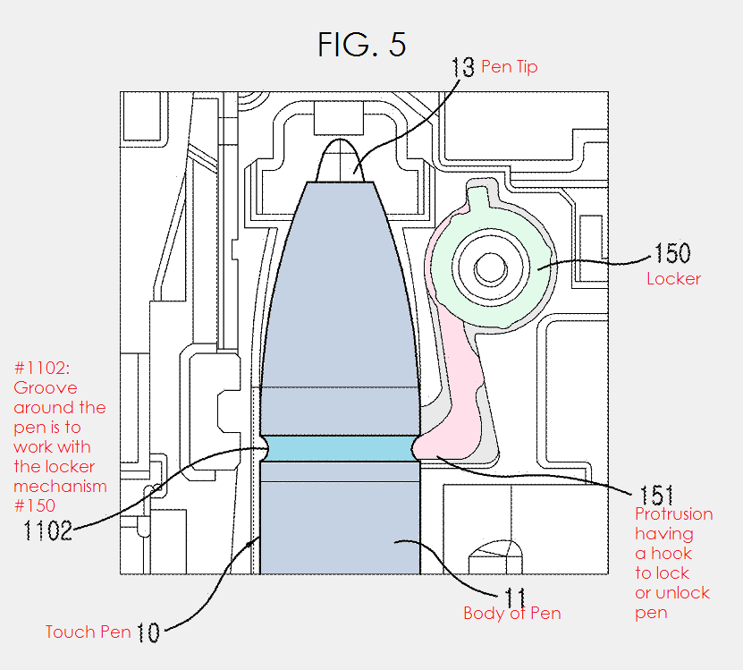 Samsung Galaxy Note Stylus Patent 2