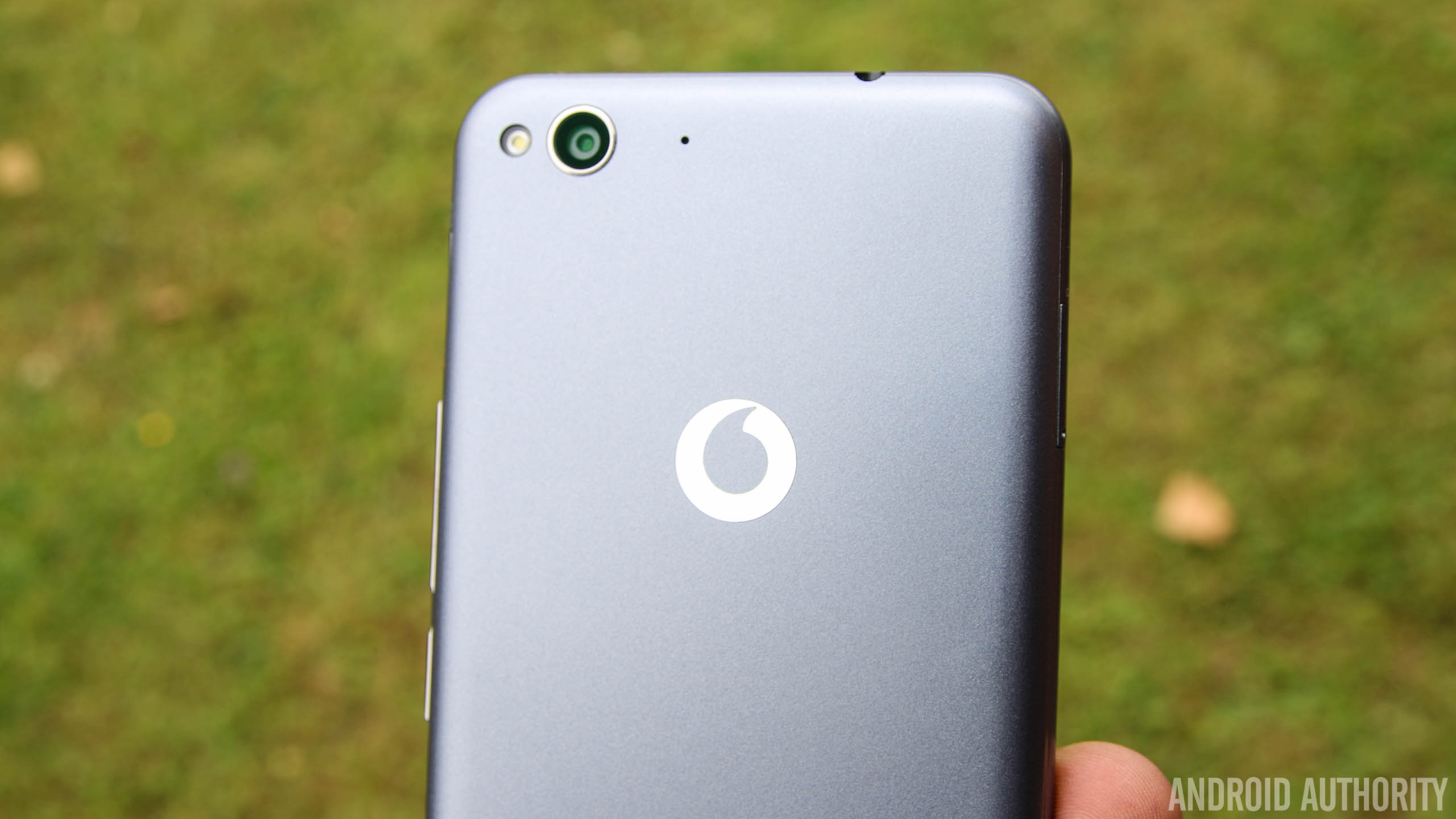 Vodafone logo on a phone - Vodafone UK network review