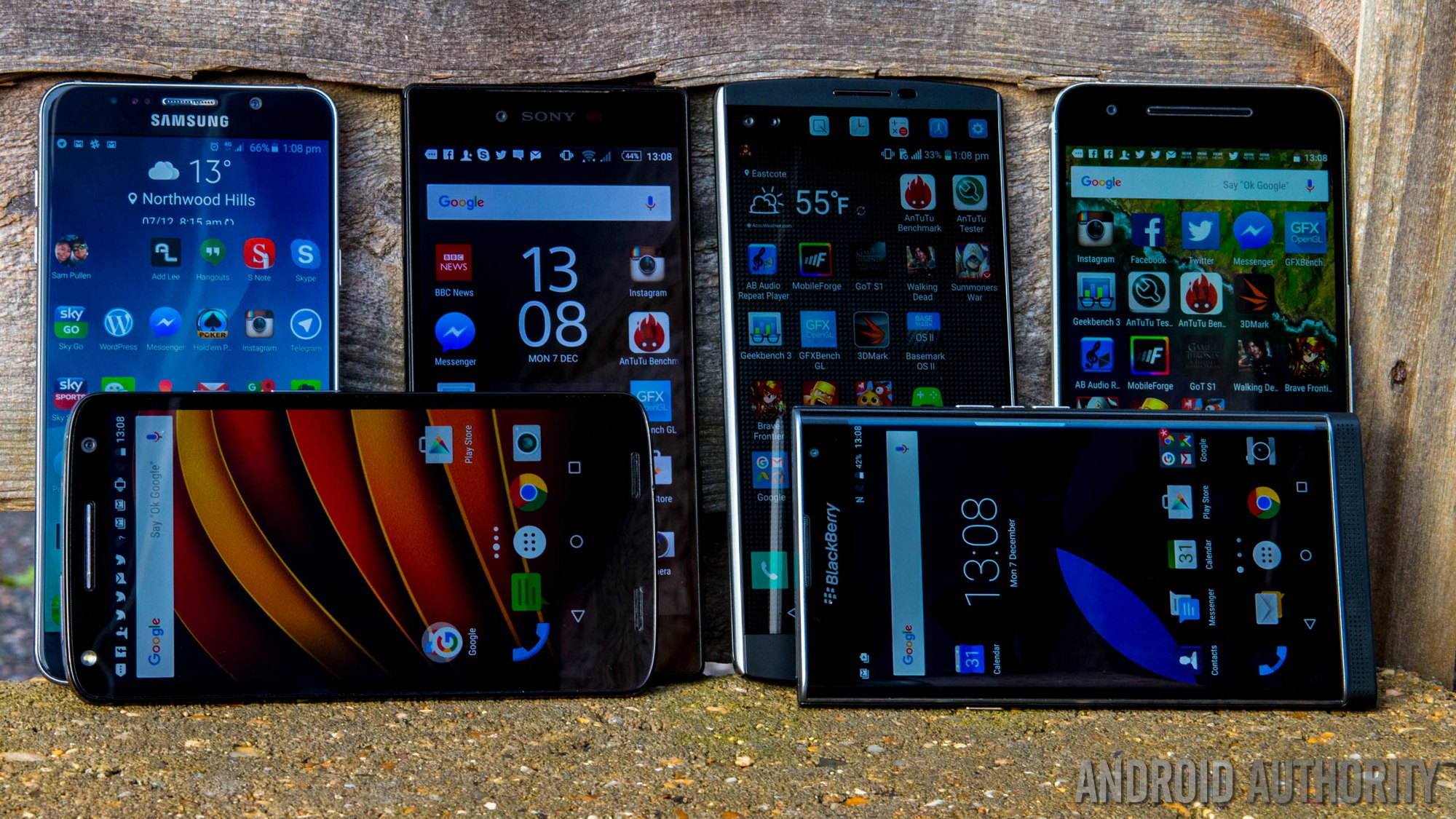Best Android smartphones flagships x 2