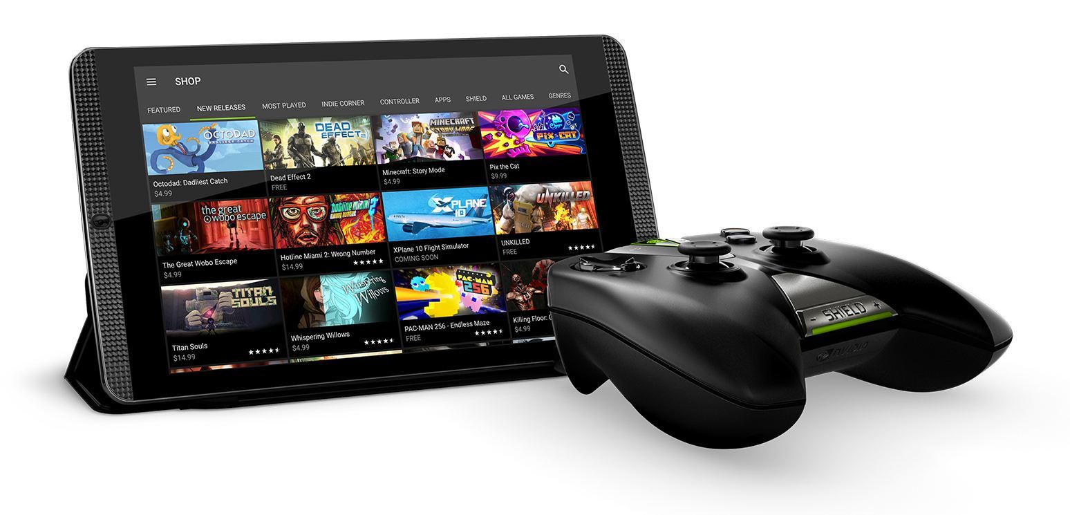 Nvidia Shield cloud gaming with a controller -Microsoft's Project xCloud competitor.