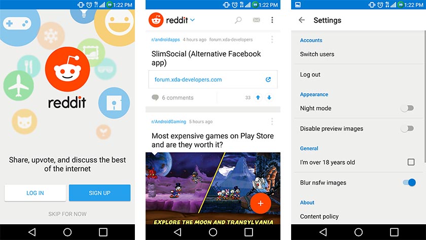This is what the Reddit app looks like - Android Authority
