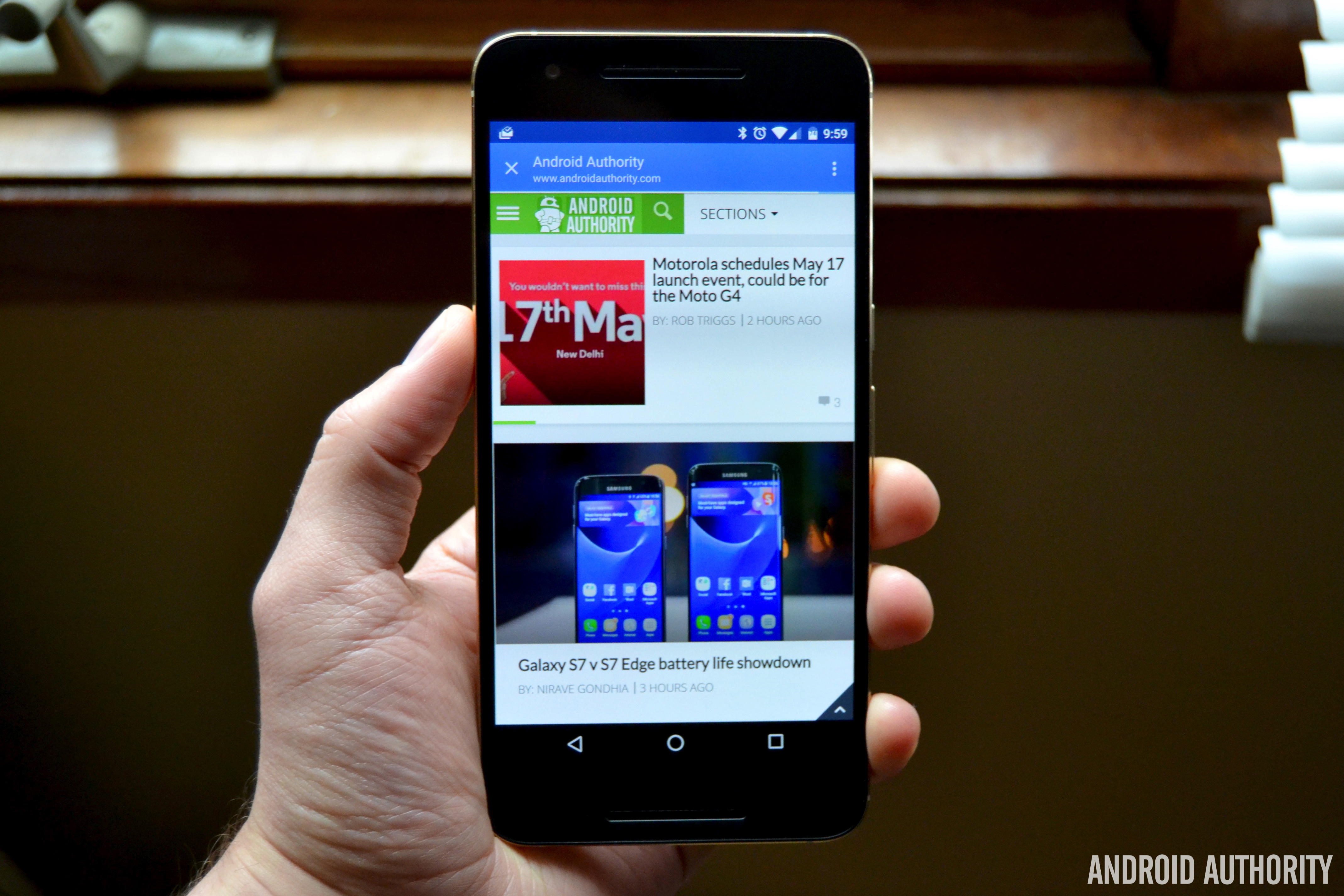 This is a photo of chrome custom tabs for the best RSS reader apps for android