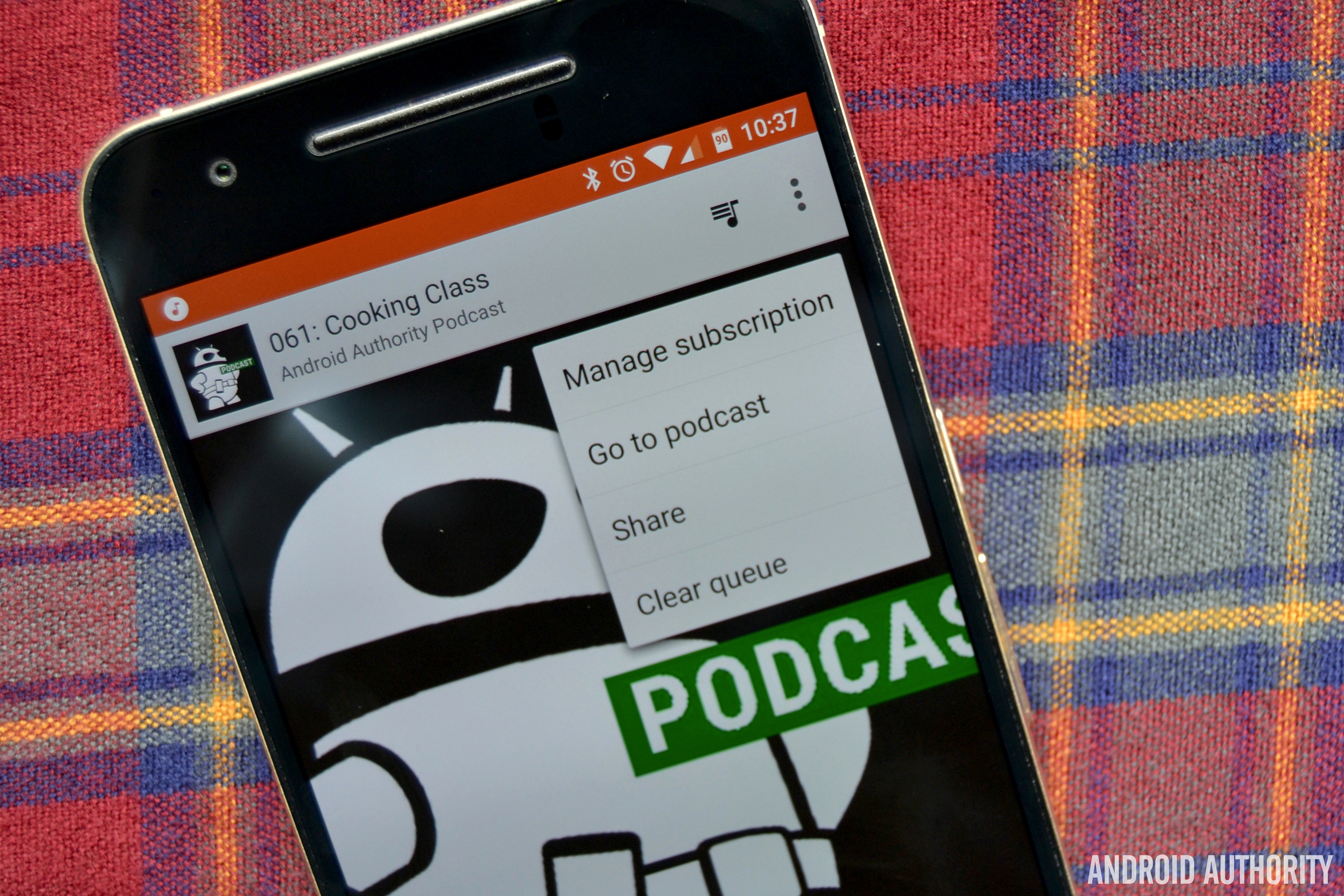 Esta es la imagen destacada de las mejores aplicaciones de podcast en Android Authority