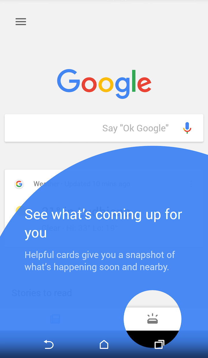 google app beta tests 'upcoming' tab for timely information