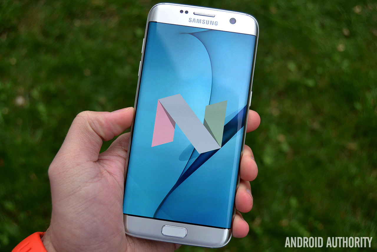 This Is Nougat On The Samsung Galaxy S7 Edge Android Authority