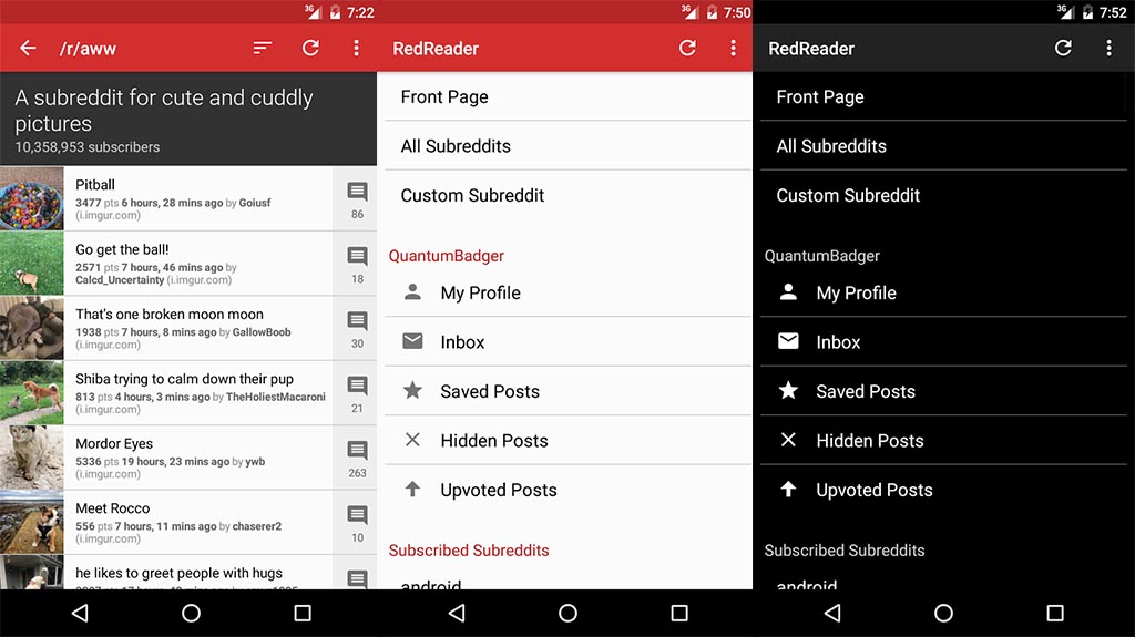 redreader best Reddit apps for Android