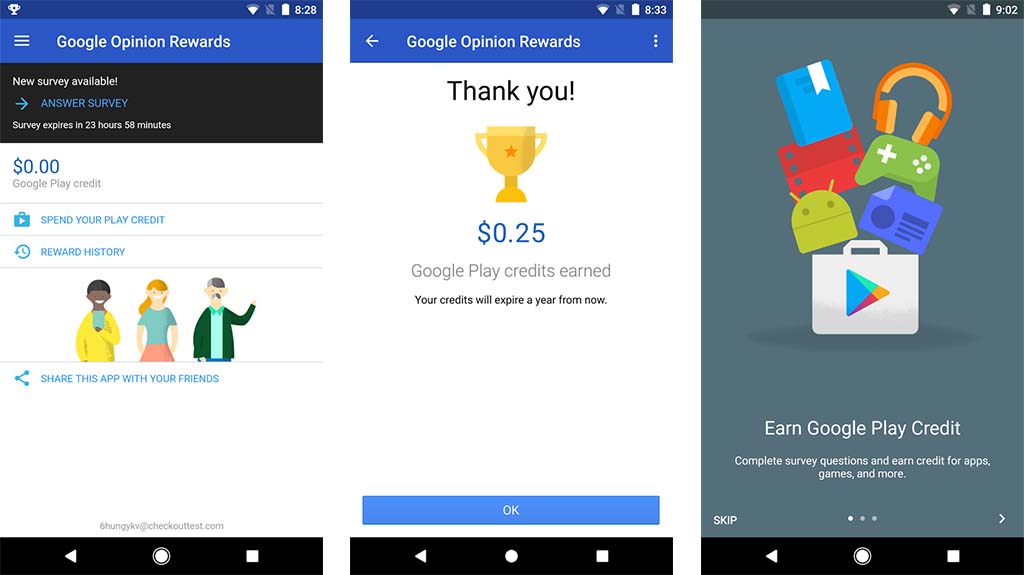 You can finally delete and recreate your Google Opinion Rewards account