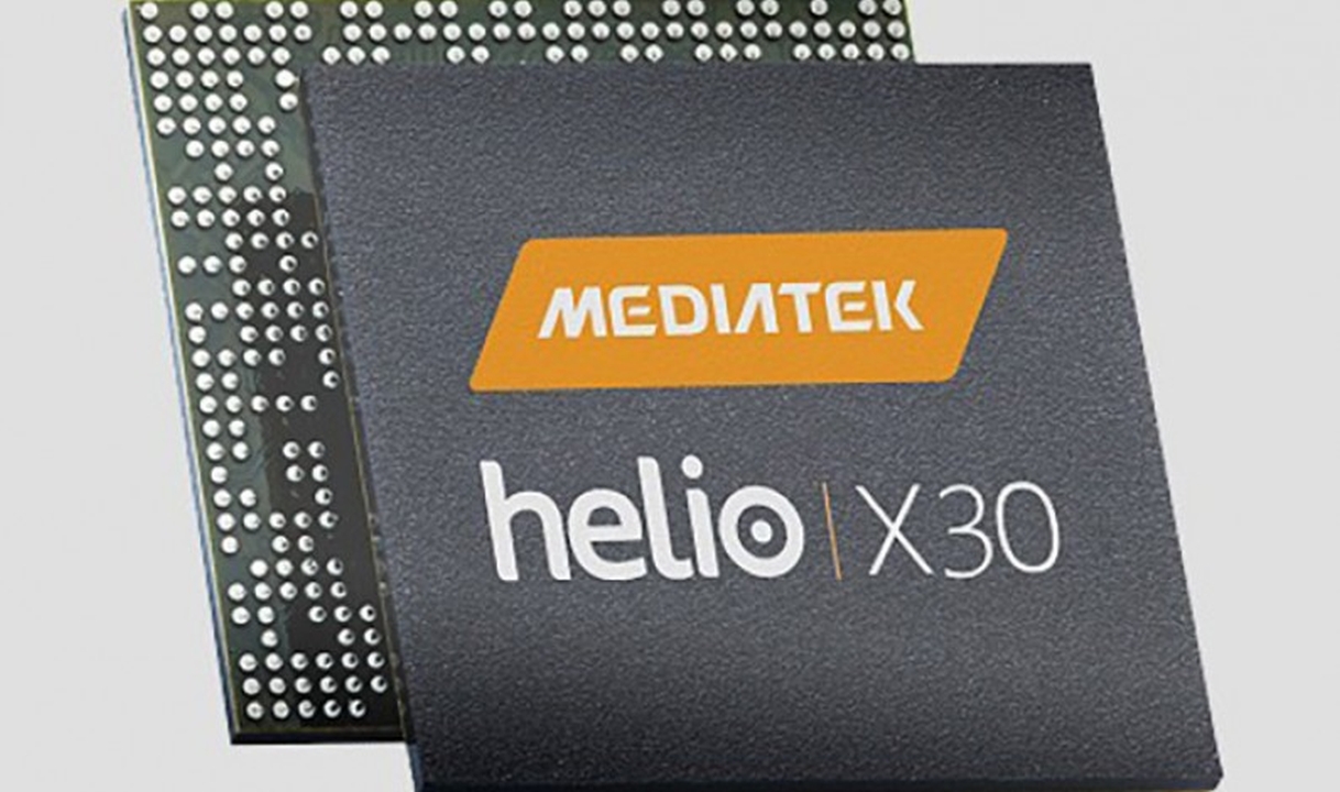 Helio X30 chipset.
