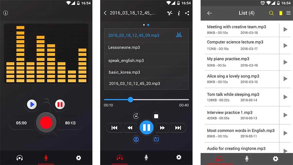 voice recorder - best audio recorder apps