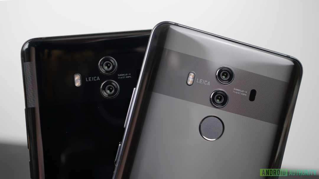 The Mate 10 and Mate 10 Pro.