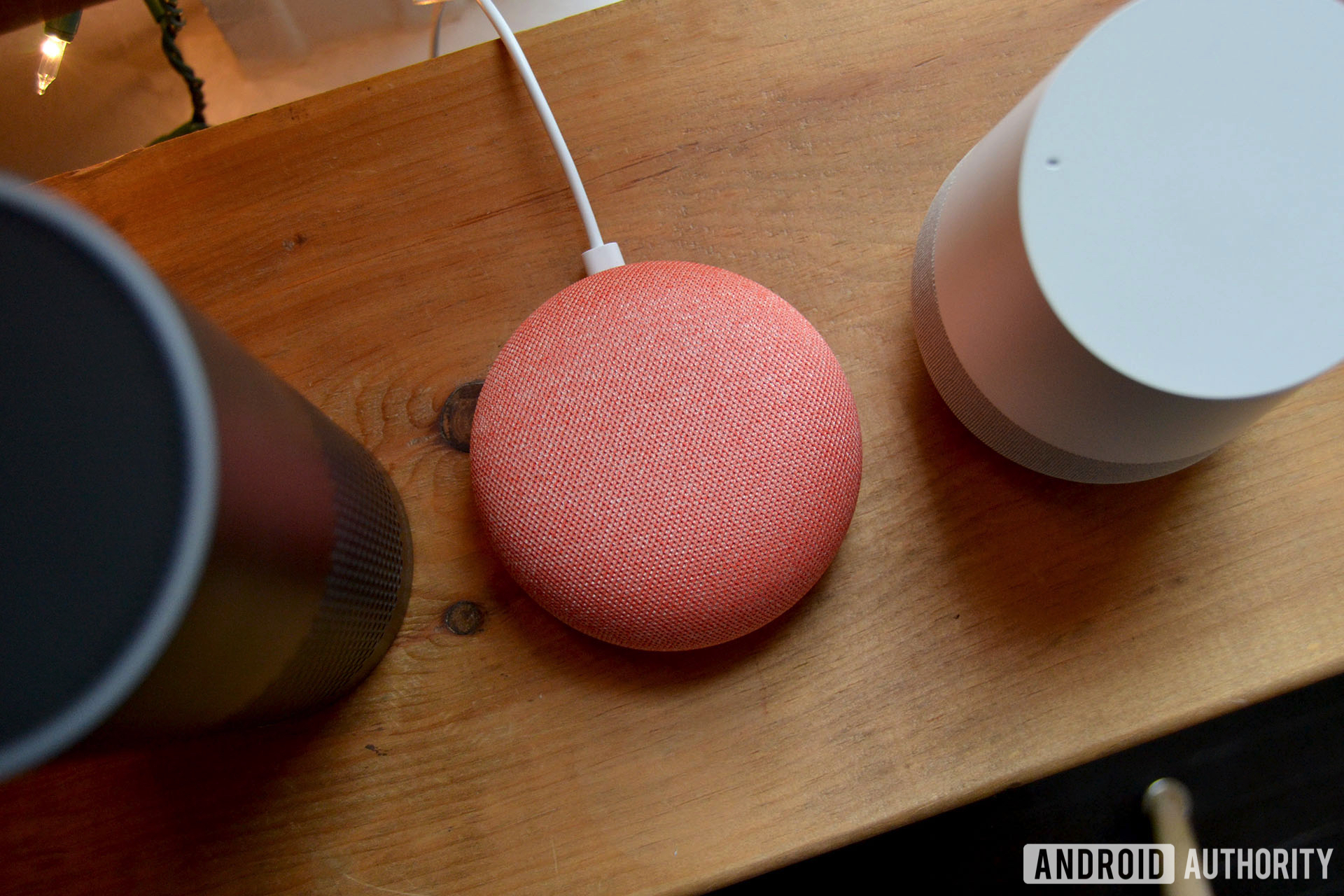 Google Home Mini Amazon Echo smart speakers AA 4