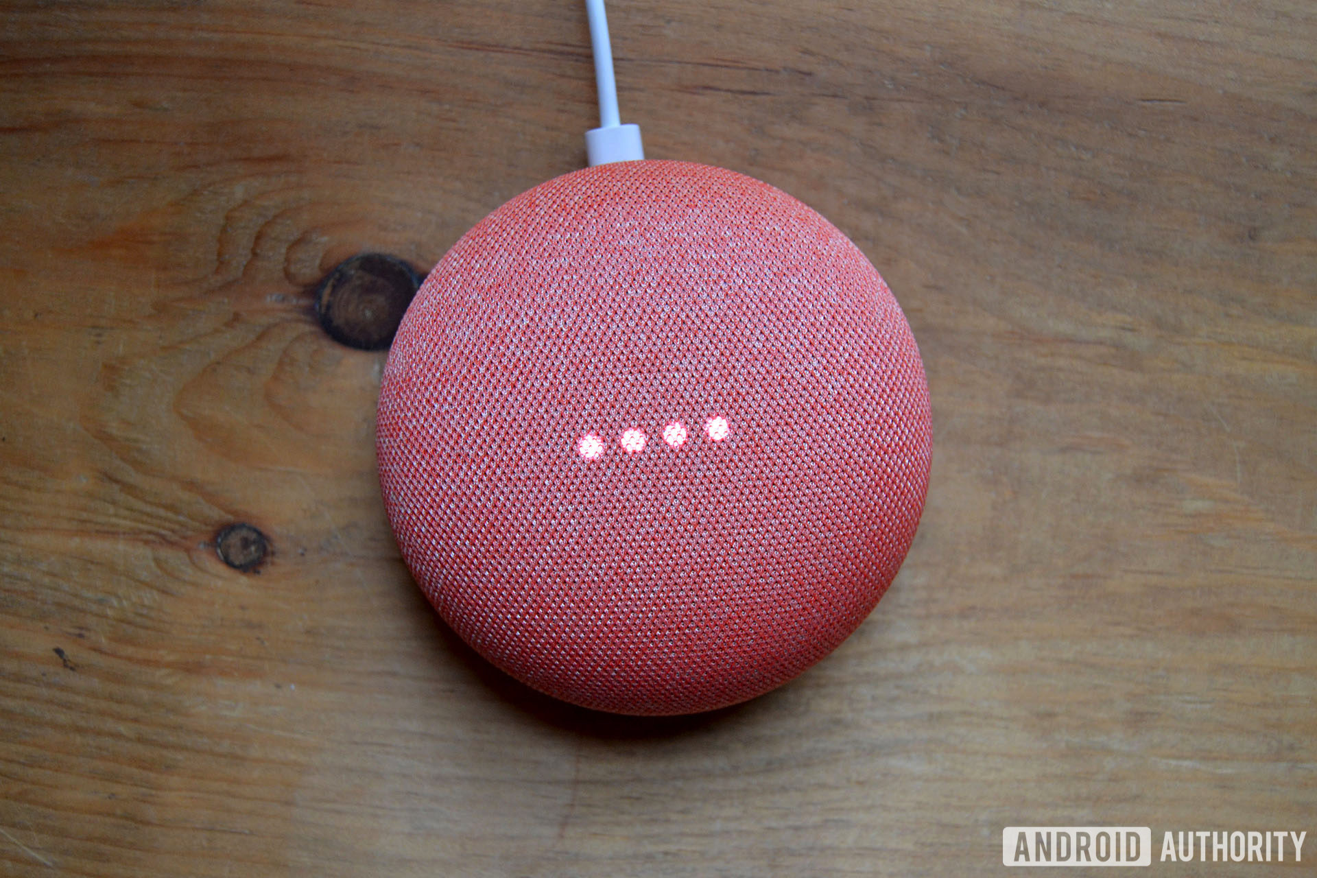 Google Home commands work on the Home Mini as well.