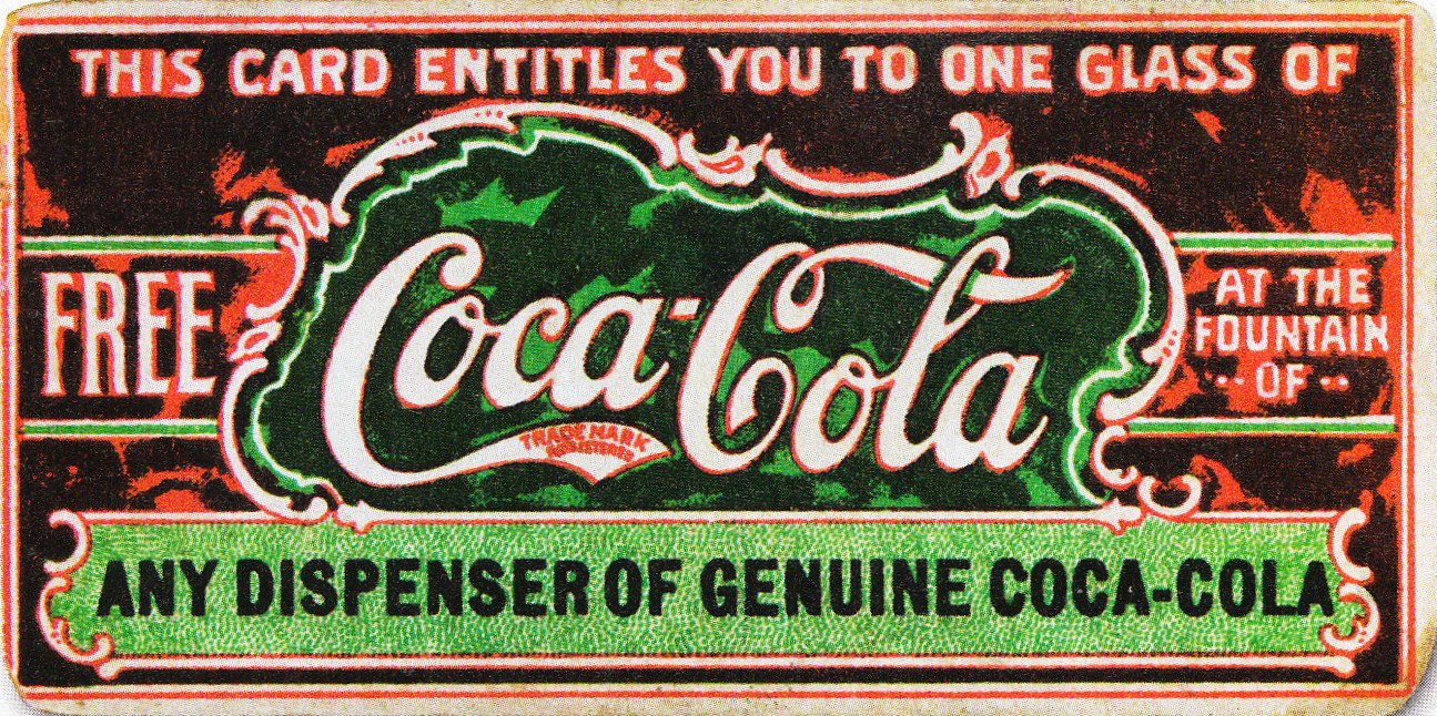 19th century Coca-Cola coupon