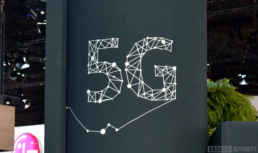 A 5G technology logo.