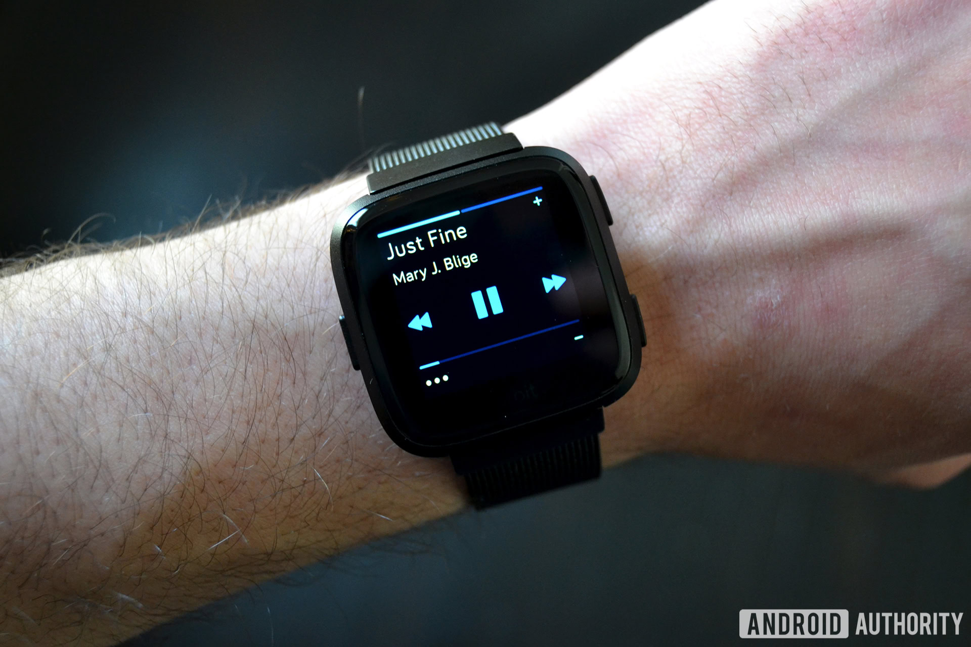 fitbit watch with music