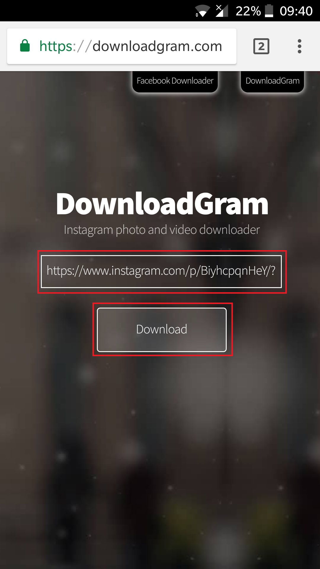 How to download images from Instagram 3