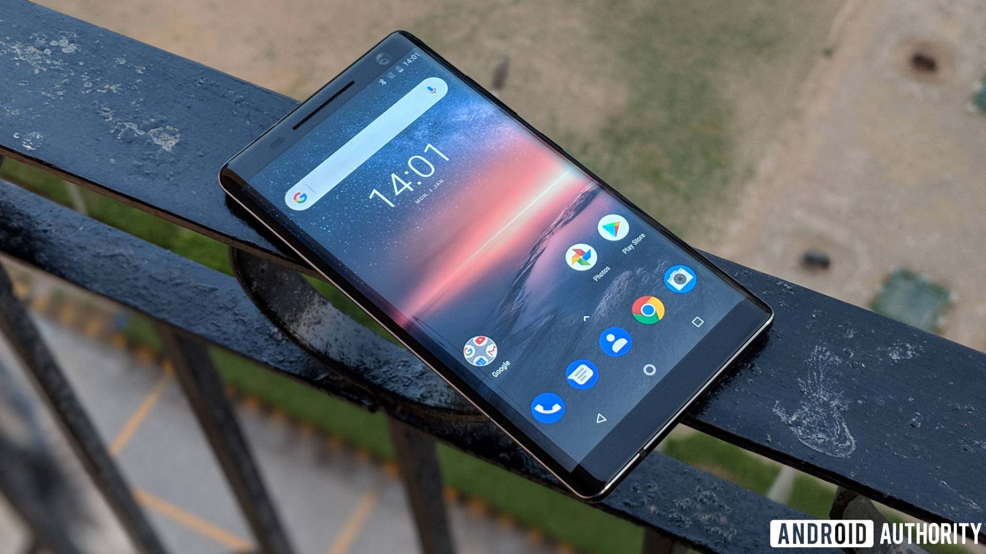 Nokia 8 Sirocco review - Android One home screen