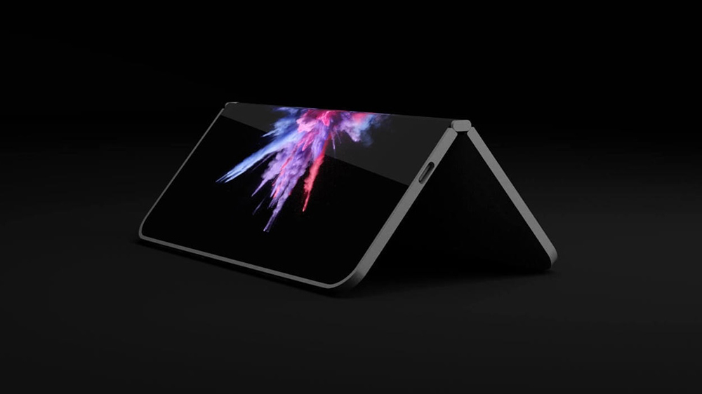 An unofficial render of a smartphone/laptop hybrid from Microsoft running on the Qualcomm Snapdragon 850.