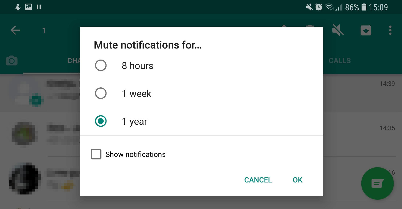 Mute options for WhatsApp - whatsapp tricks