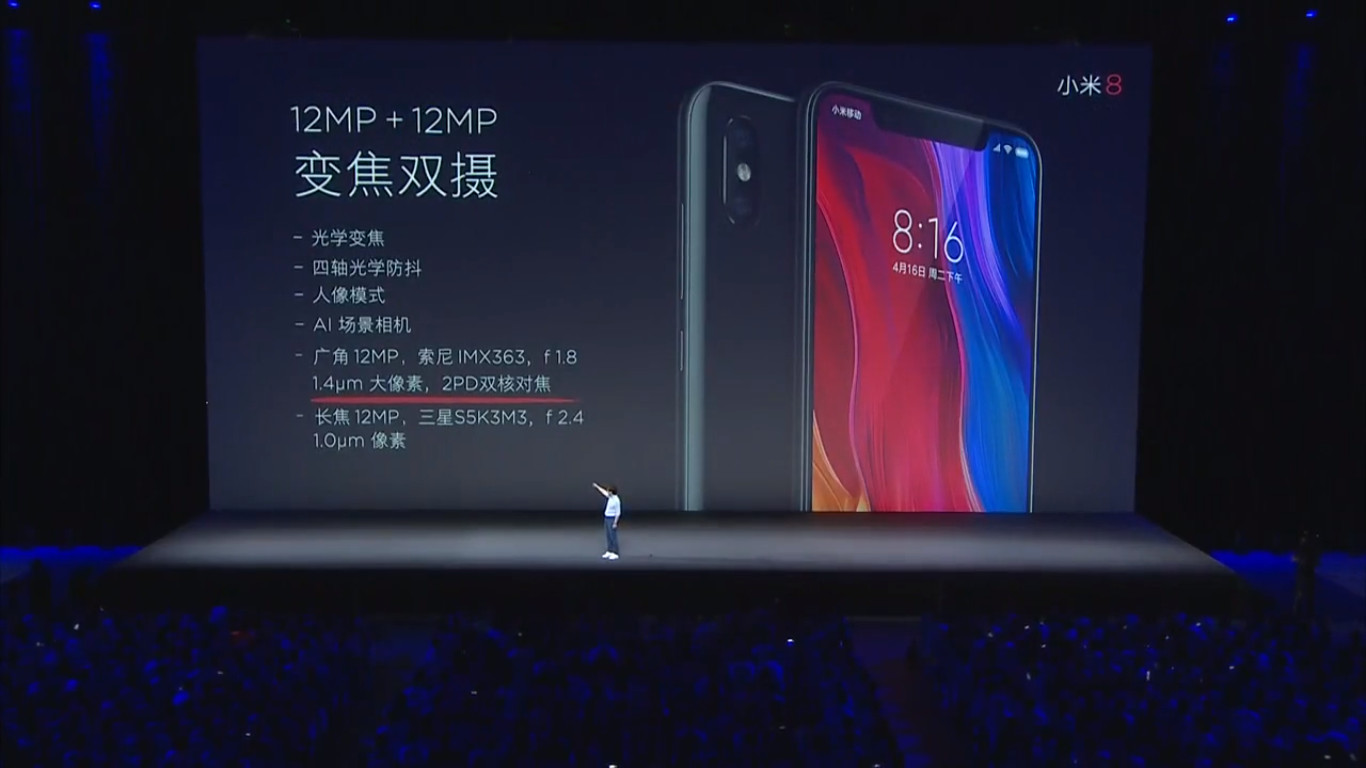 Xiaomi Mi 8 camera.