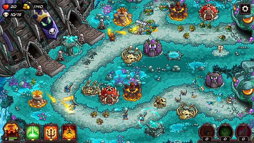 A screenshot of Kingdom Rush Vengeance, one of the best tower defense games
