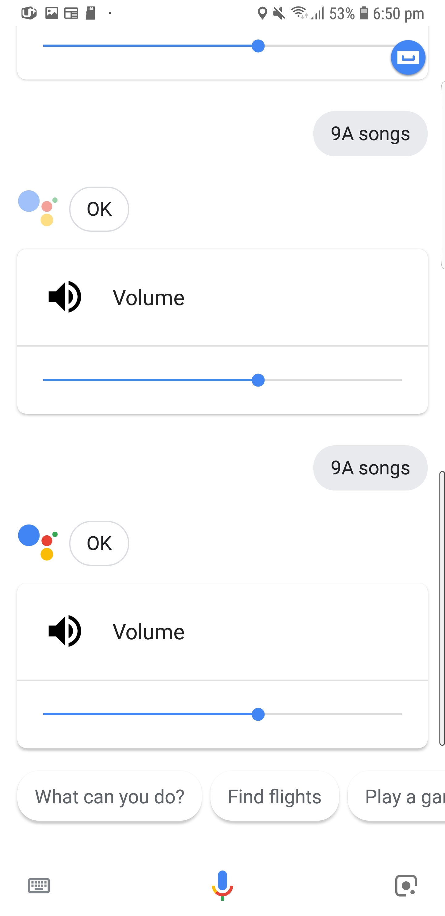 Google App 9a songs