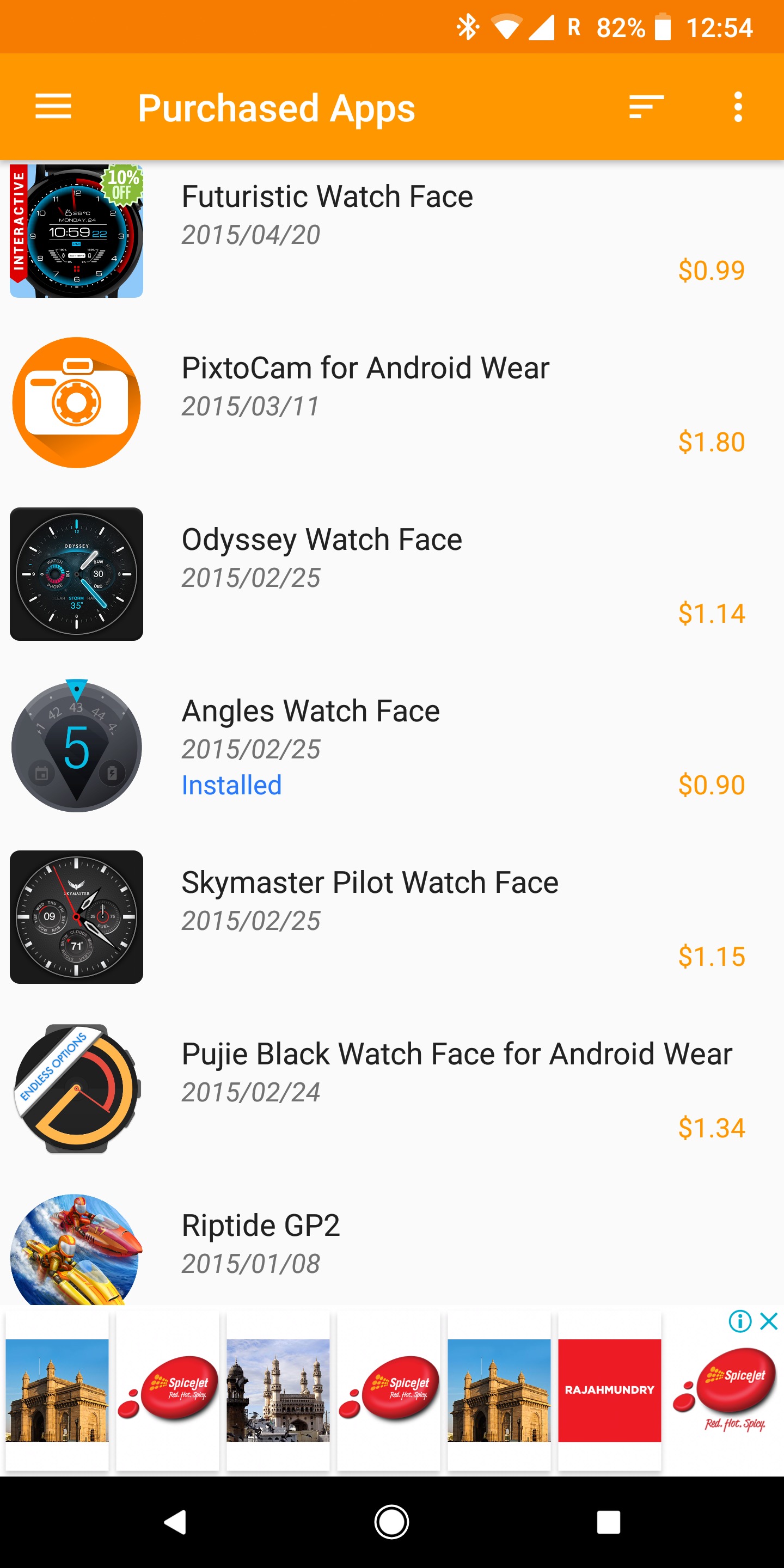 purchased apps google play store