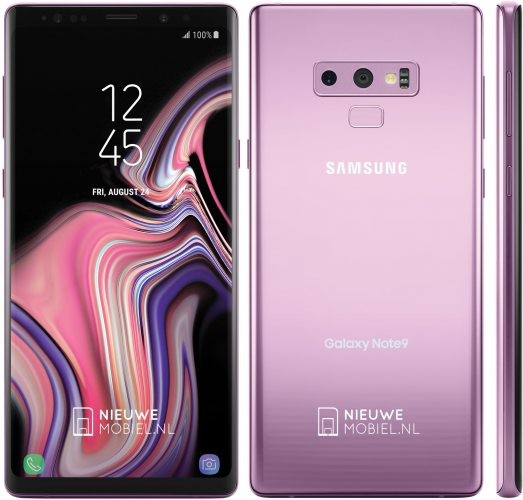 Samsung Galaxy Note 9 Leaked Lilac Purple