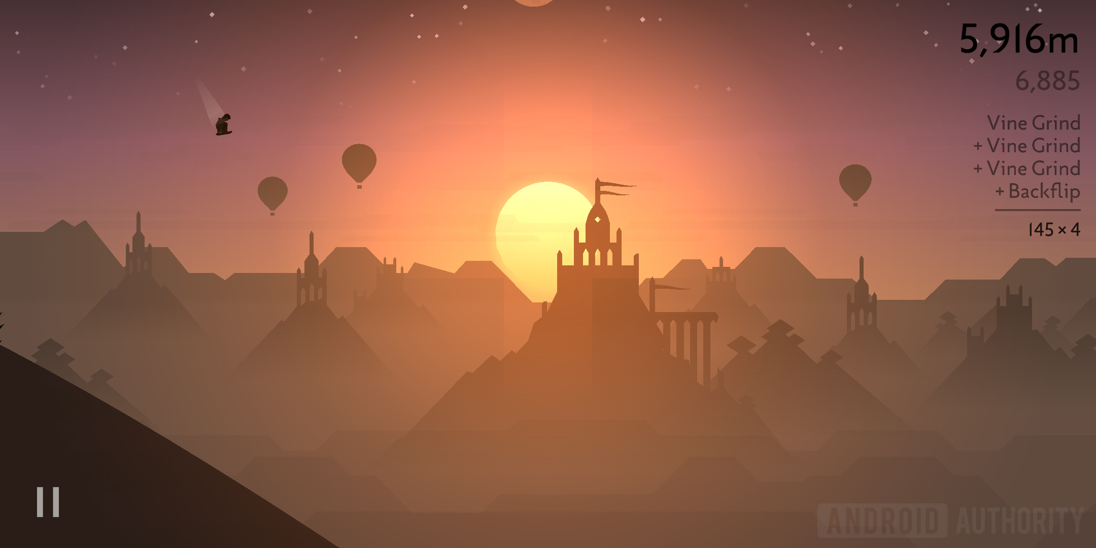 Alto's Odyssey review temple scenery