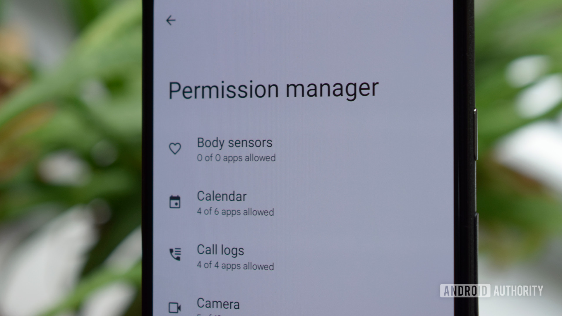 Android 12 App Permissions Manager