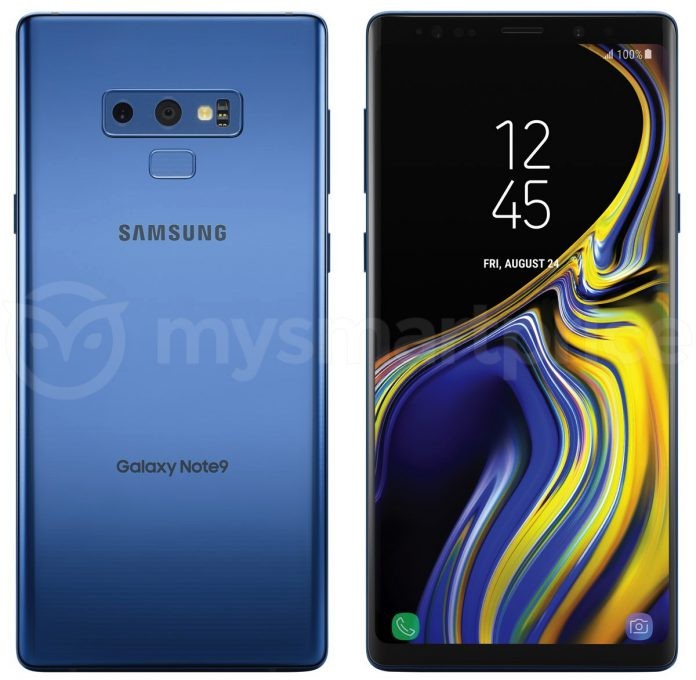 Samsung Galaxy Note 9 Leaked Coral Blue