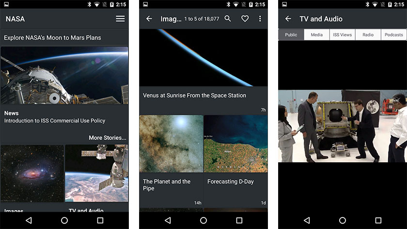 NASA - best science apps for android