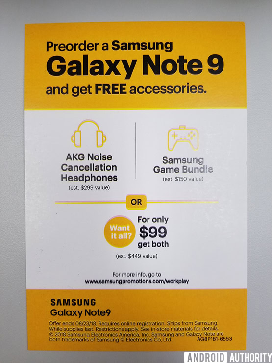 These are the goodies you'll get with Galaxy Note 9 pre ...