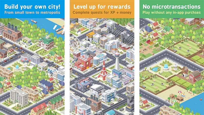 Pocket City est l'un des meilleurs jeux non freemium pour Android