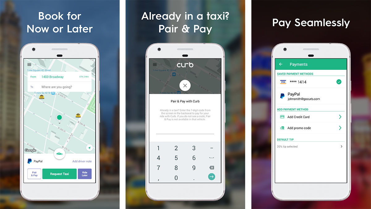 Curb is one of the best taxi apps
