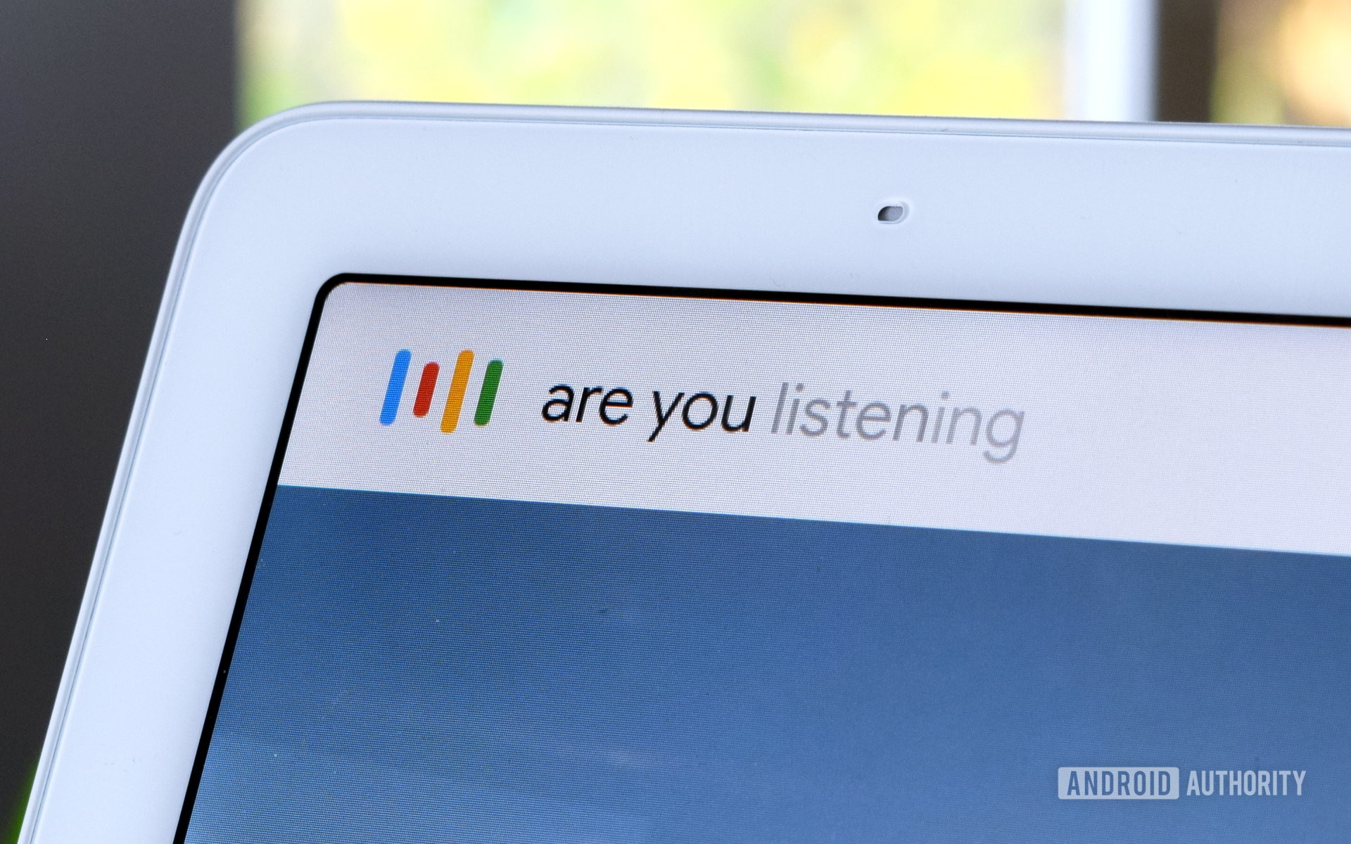 Google Home Hub audio to text converter