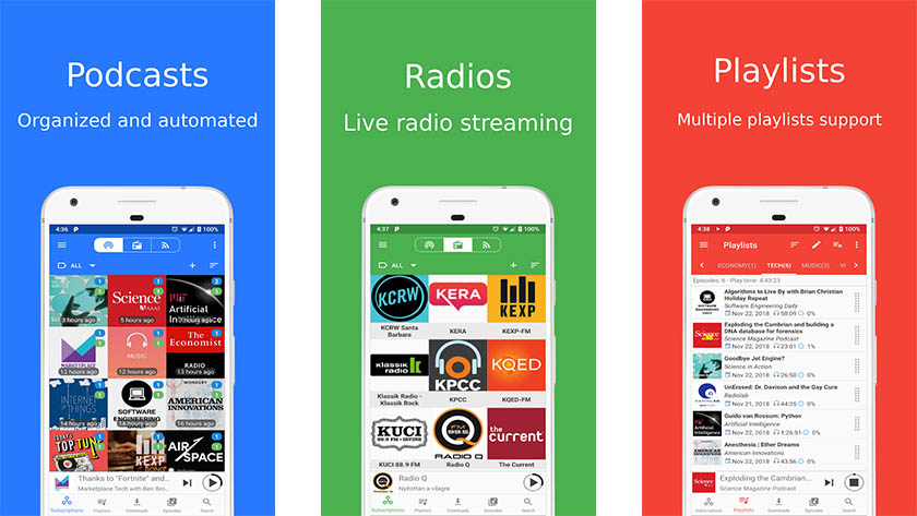 Podcast Republic is one of the best wear os apps
