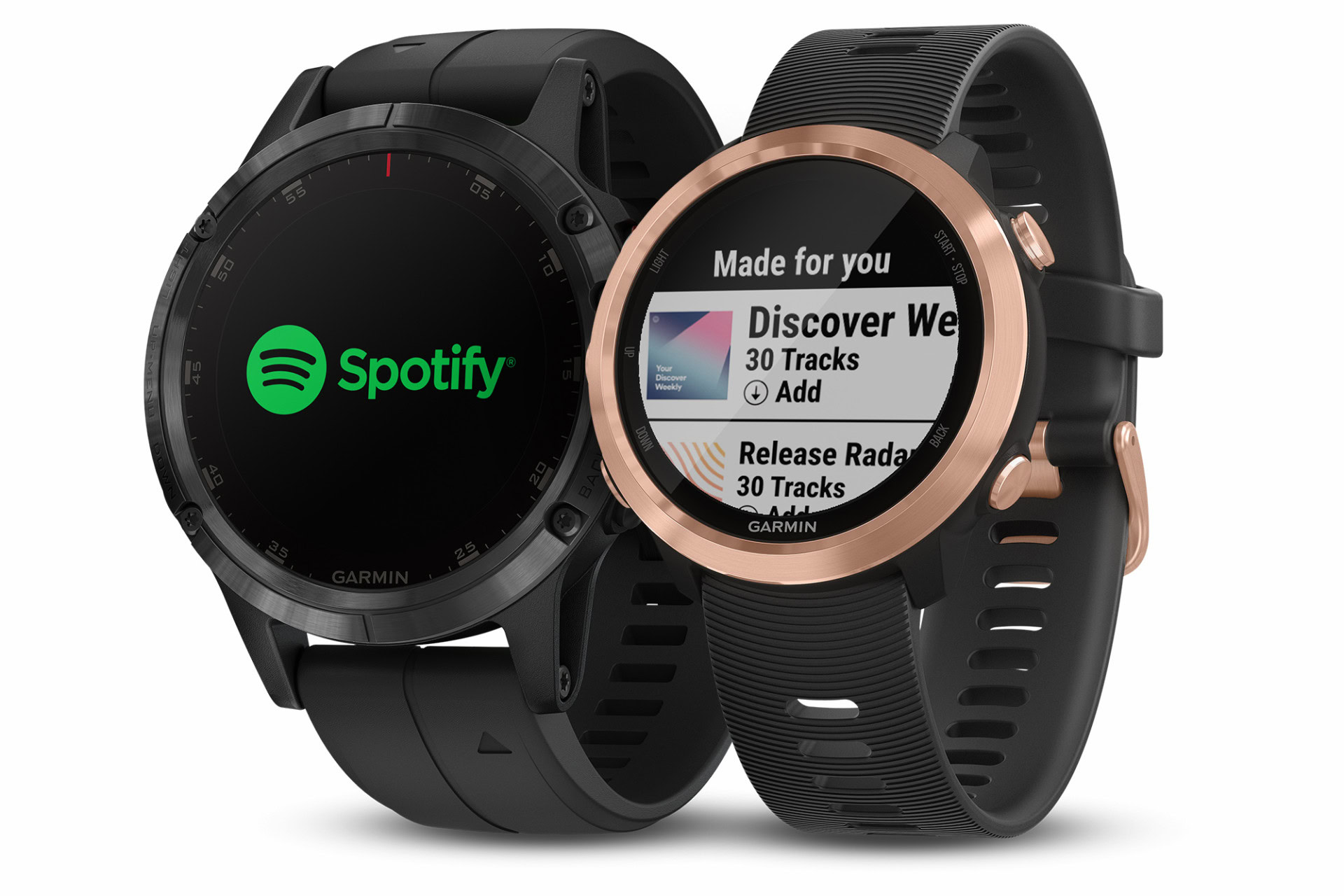 gps running watch with spotify
