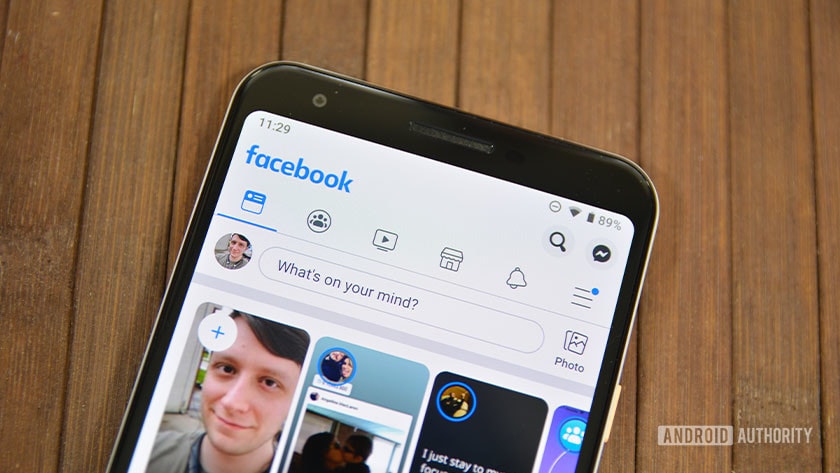 A photograph of the official Facebook apps