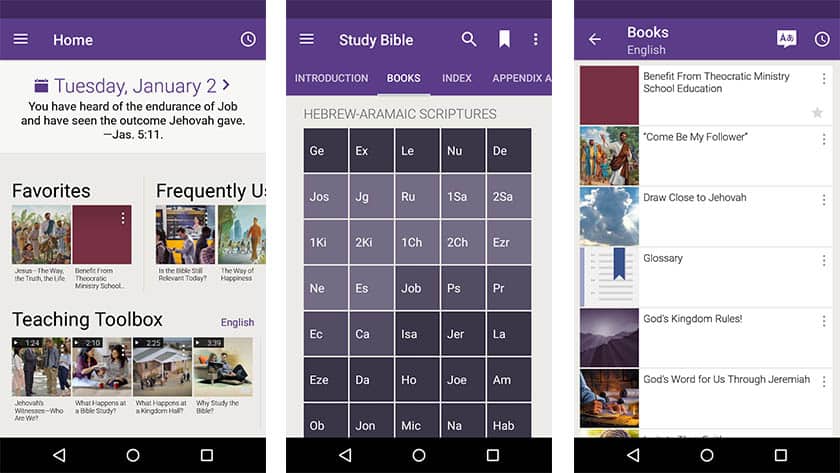 JW Library is one of the best Bible apps for Android