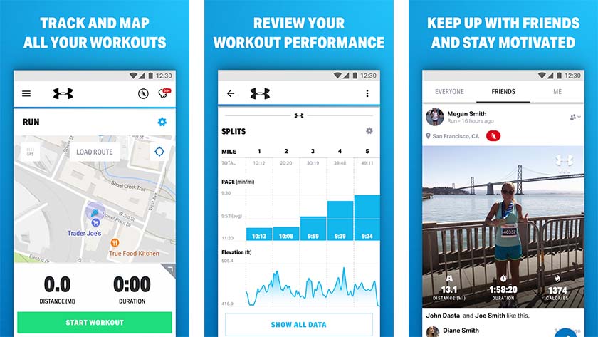 Map My Run - best running apps for android